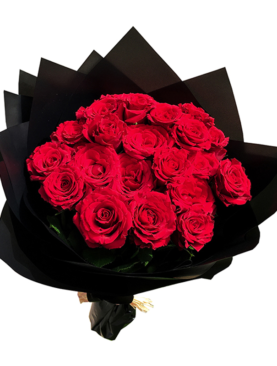 20 Red Roses Neat & Clean Bouquet